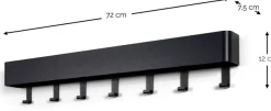 Spinder Design Garderobenhalter »Dax Play« Metall, Breite 72 cm