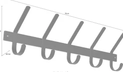 Spinder Design Garderobenhalter »Dexter« Metall, Breite 70 cm