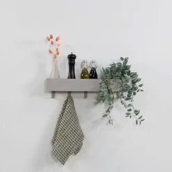 Spinder Design Garderobenhaken »Multi 5« 2-in-1 Wandregal + Garderobe