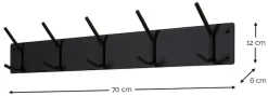 Spinder Design Garderobenhaken »FUSION« Metall, Breite 70 cm