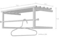 Spinder Design Garderobenleiste Metall, Trendfarbe, Breite 76 cm