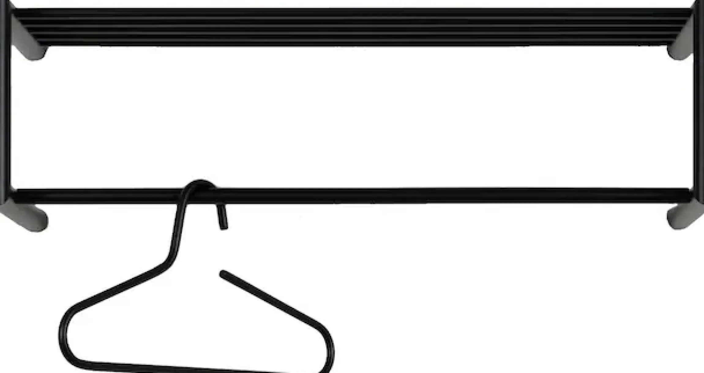 Spinder Design Garderobenleiste »SMOOTH« Schlichter Wandgarderobenständer aus Stahl
