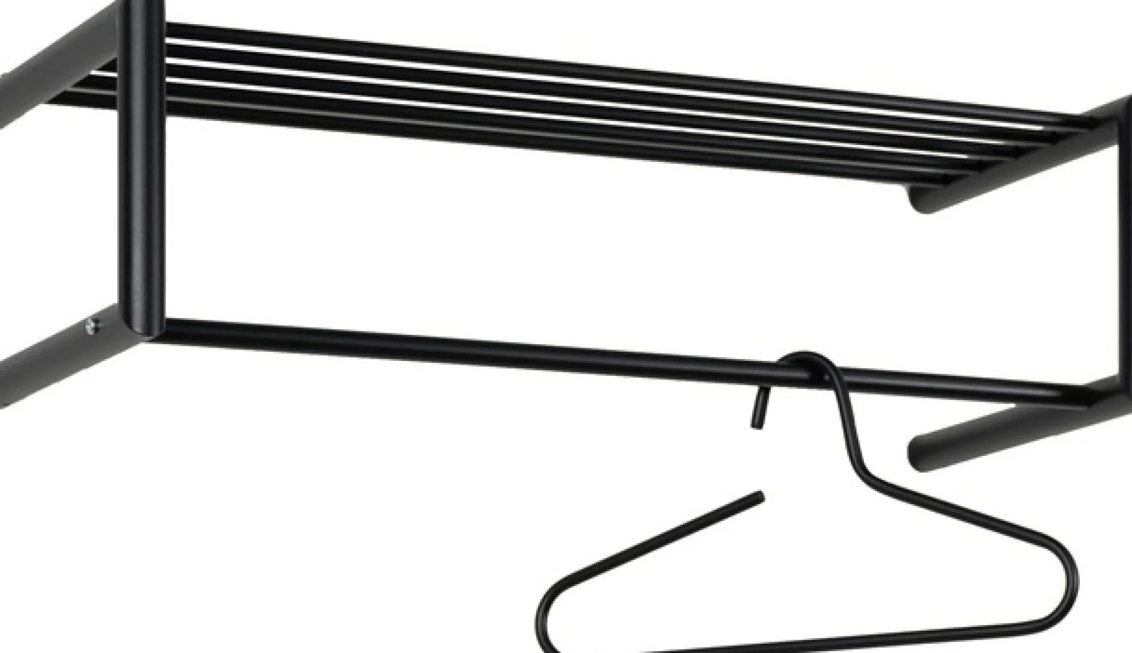 Spinder Design Garderobenleiste »SMOOTH« Schlichter Wandgarderobenständer aus Stahl