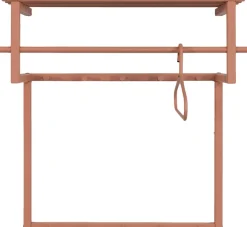 Spinder Design Garderobenleiste »RIZZOLI« Familiengarderobe aus Stahl mit 10 Haken, Hutablage und Kleiderstange