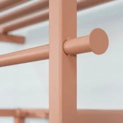 Spinder Design Garderobenleiste »RIZZOLI« Familiengarderobe aus Stahl mit 10 Haken, Hutablage und Kleiderstange