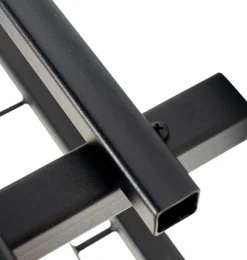 Spinder Design Garderobenleiste »MARCO« Wandgarderobe aus Stahl mit 5 Haken, Hutablage und Kleiderstange