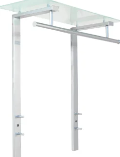 Spinder Design Garderobenleiste Metall, Funktional, 33 cm tief