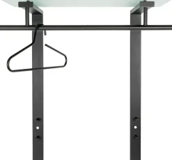Spinder Design Garderobenleiste »DUTCH« Moderne Wandgarderobe aus Stahl und Glas