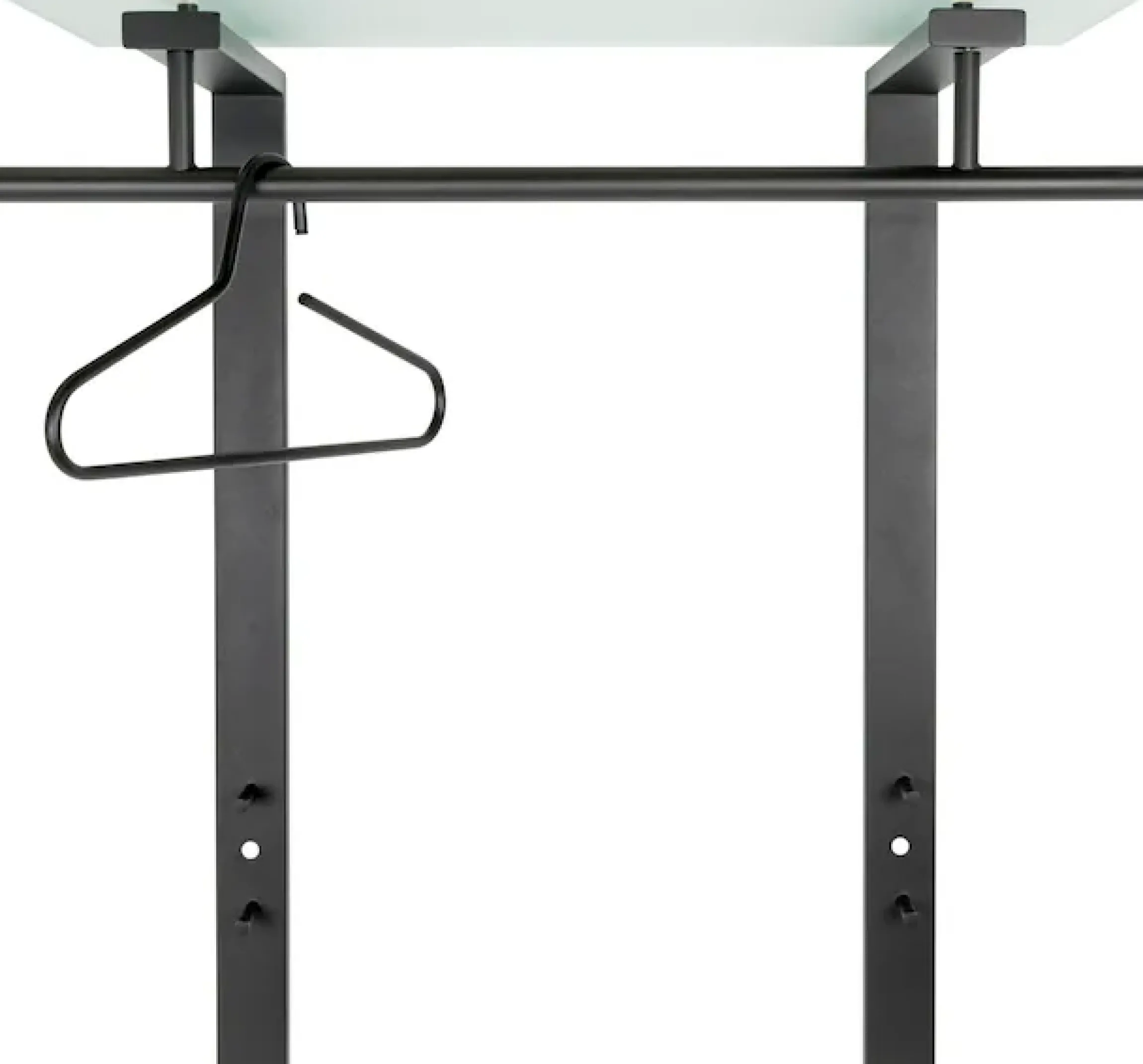 Spinder Design Garderobenleiste »DUTCH« Moderne Wandgarderobe aus Stahl und Glas