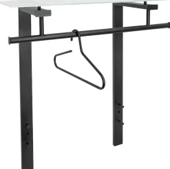 Spinder Design Garderobenleiste »DUTCH« Moderne Wandgarderobe aus Stahl und Glas