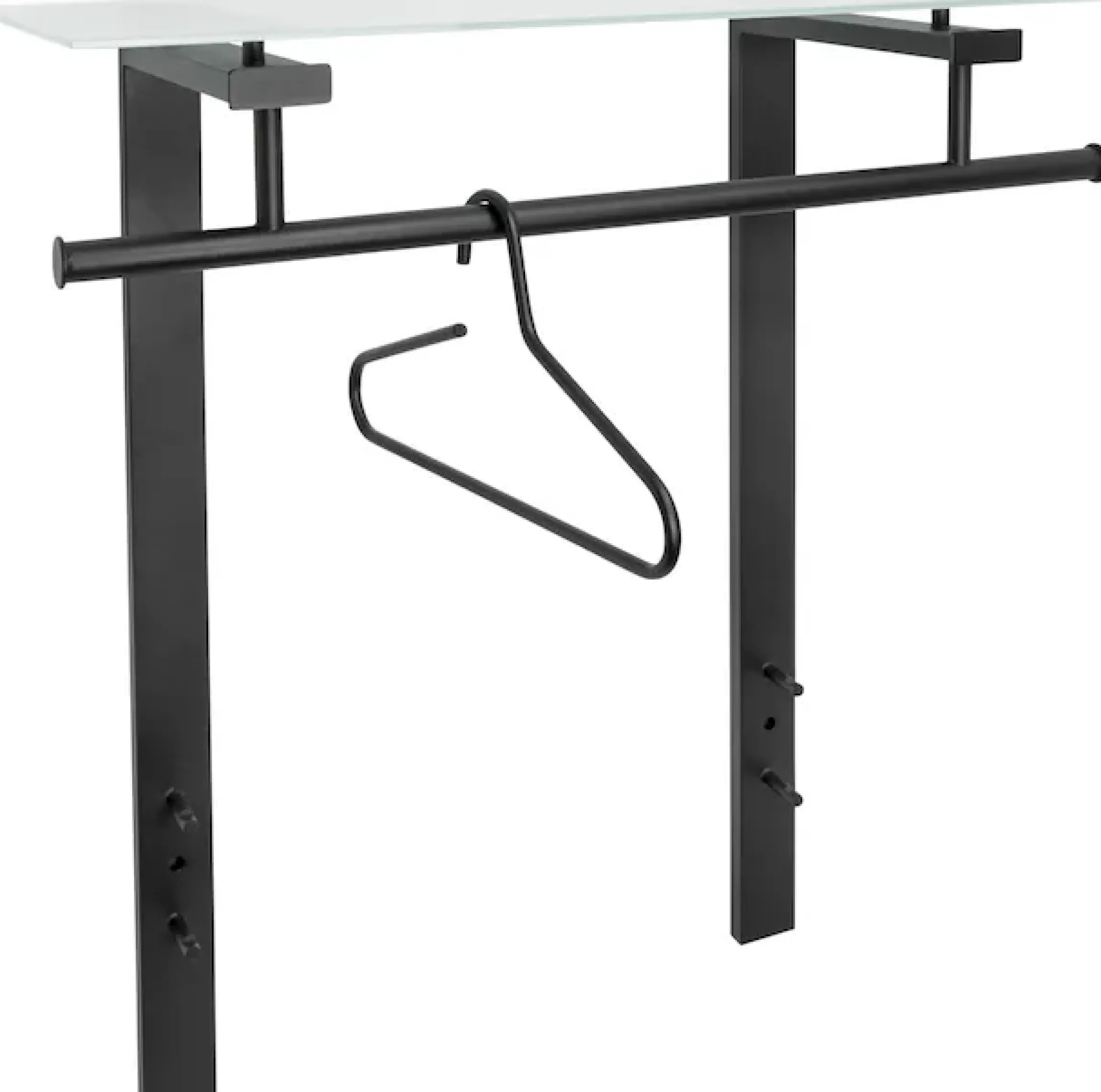 Spinder Design Garderobenleiste »DUTCH« Moderne Wandgarderobe aus Stahl und Glas