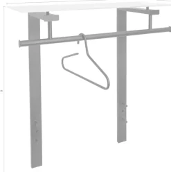 Spinder Design Garderobenleiste »DUTCH« Moderne Wandgarderobe aus Stahl und Glas