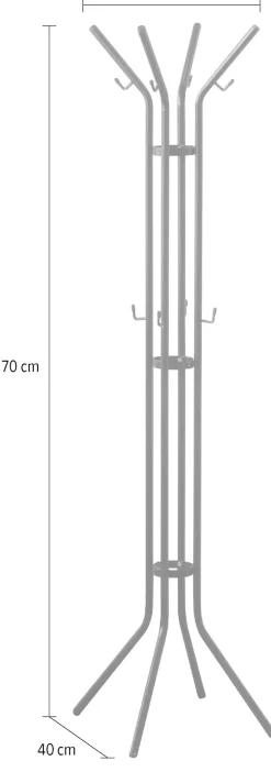 Spinder Design Garderobenständer »JESSY« Metall, Höhe 170 cm