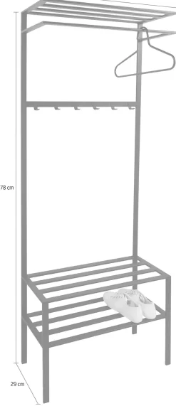 Spinder Design Garderobenständer »Ivar« Metall, Breite 70 cm