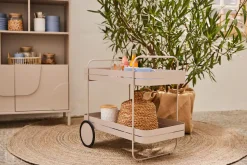 Spinder Design Servierwagen »GIN & TROLLY« 1 Stk. tlg. Servierwagen aus Stahl mit Gummirädern