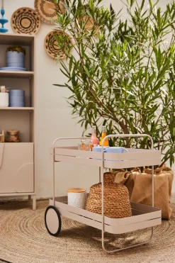 Spinder Design Servierwagen »GIN & TROLLY« 1 Stk. tlg. Servierwagen aus Stahl mit Gummirädern