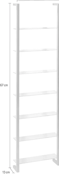 Spinder Design Wandregal »CUBIC« Metall, Tiefe 13 cm