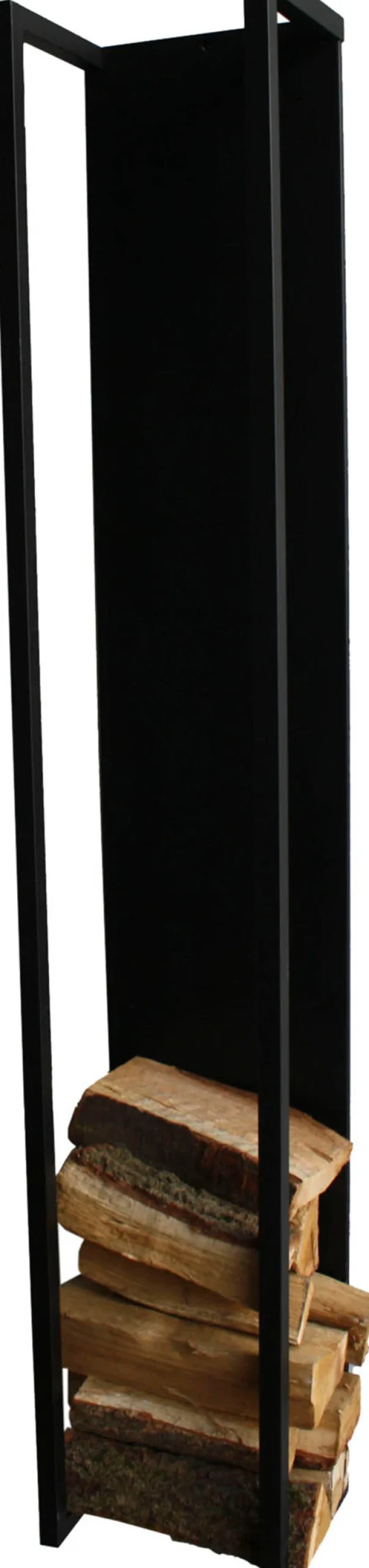 Spinder Design Wandregal »CUBIC FIRE« 1 Stk. tlg. Holzlager aus Stahl