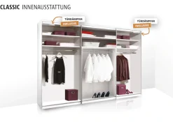STAUD Kleiderschrank »Schwebetürenschrank Includo Glas«