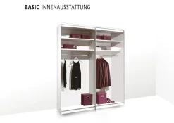 STAUD Schwebetürenschrank »Includo, Made in Germany« Mit vier verschiedenen Ausstattungsvarianten