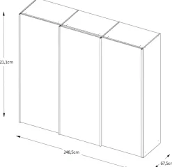 STAUD Schwebetürenschrank »Includo, Made in Germany« Mit Spiegeltüre und vier verschiedenen Ausstattungsvarianten