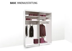 STAUD Schwebetürenschrank »Includo, Made in Germany« Mit vier verschiedenen Ausstattungsvarianten