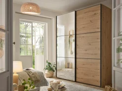 STAUD Schwebetürenschrank »Includo_Minisystem_08_2-türig, Made in Germany« Mit vier verschiedenen Ausstattungsvarianten