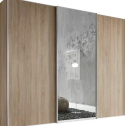 STAUD Schwebetürenschrank »Sinfonie Plus, edles Design in hochwertiger Qualität, Made in Germany« Mit Spiegeltür und vier verschiedenen Ausstattungsvarianten