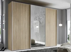 STAUD Schwebetürenschrank »Sinfonie Plus, edles Design in hochwertiger Qualität, Made in Germany« Mit Spiegeltür und vier verschiedenen Ausstattungsvarianten