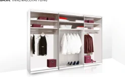 STAUD Schwebetürenschrank »Sinfonie Plus, edles Design in hochwertiger Qualität, Made in Germany« Mit Spiegeltür und vier verschiedenen Ausstattungsvarianten