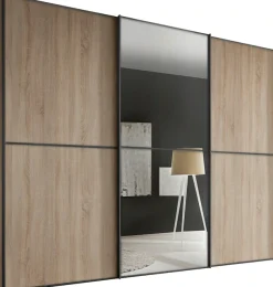STAUD Schwebetürenschrank »Sinfonie Plus, edles Design in hochwertiger Qualität, Made in Germany« Mit Spiegeltüre und vier verschiedenen Ausstattungsvarianten