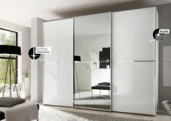 STAUD Schwebetürenschrank »Sinfonie Plus, edles Design in hochwertiger Qualität, Made in Germany« in 4 verschiedenen Ausstattungen erhältlich,Mit kombinierter Glas-Spiegel-Front, viele Varianten