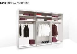 STAUD Schwebetürenschrank »Sinfonie Plus, edles Design in hochwertiger Qualität, Made in Germany« Mit vier verschiedenen Ausstattungsvarianten