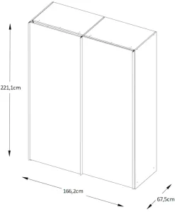 STAUD Schwebetürenschrank »Sinfonie Plus, edles Design in hochwertiger Qualität, Made in Germany« Mit vier verschiedenen Ausstattungsvarianten