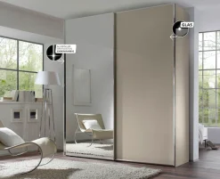 STAUD Schwebetürenschrank »Sinfonie Plus, edles Design in hochwertiger Qualität, Made in Germany« Mit Spiegeltüre und in vier verschiedenen Ausstattungsvarianten
