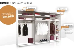 STAUD Schwebetürenschrank »Sinfonie Plus, edles Design in hochwertiger Qualität, Made in Germany« Mit Spiegeltür und vier verschiedenen Ausstattungsvarianten