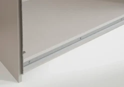 STAUD Schwebetürenschrank »Sinfonie Plus, edles Design in hochwertiger Qualität, Made in Germany« Mittelband in Mattglas und vier verschiedenen Ausstattungsvarianten