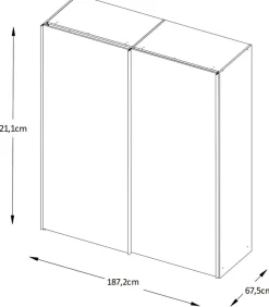STAUD Schwebetürenschrank »Sinfonie Plus, edles Design in hochwertiger Qualität, Made in Germany« Mit vier verschiedenen Ausstattungsvarianten