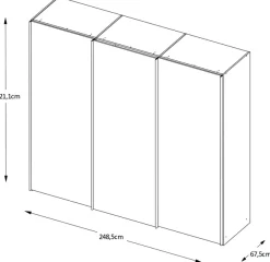 STAUD Schwebetürenschrank »Sinfonie Plus, edles Design in hochwertiger Qualität, Made in Germany« Mit vier verschiedenen Ausstattungsvarianten