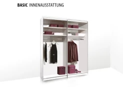 STAUD Schwebetürenschrank »Sinfonie Plus, edles Design in hochwertiger Qualität, Made in Germany« Mit vier verschiedenen Ausstattungsvarianten