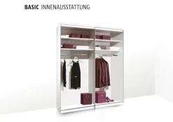 STAUD Schwebetürenschrank »Sinfonie Plus, edles Design in hochwertiger Qualität, Made in Germany« Mit vier verschiedenen Ausstattungsvarianten