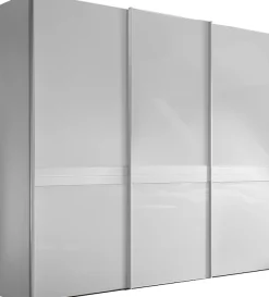 STAUD Schwebetürenschrank »Sinfonie Plus, edles Design in hochwertiger Qualität, Made in Germany« Mittelband in Mattglas und vier verschiedenen Ausstattungsvarianten
