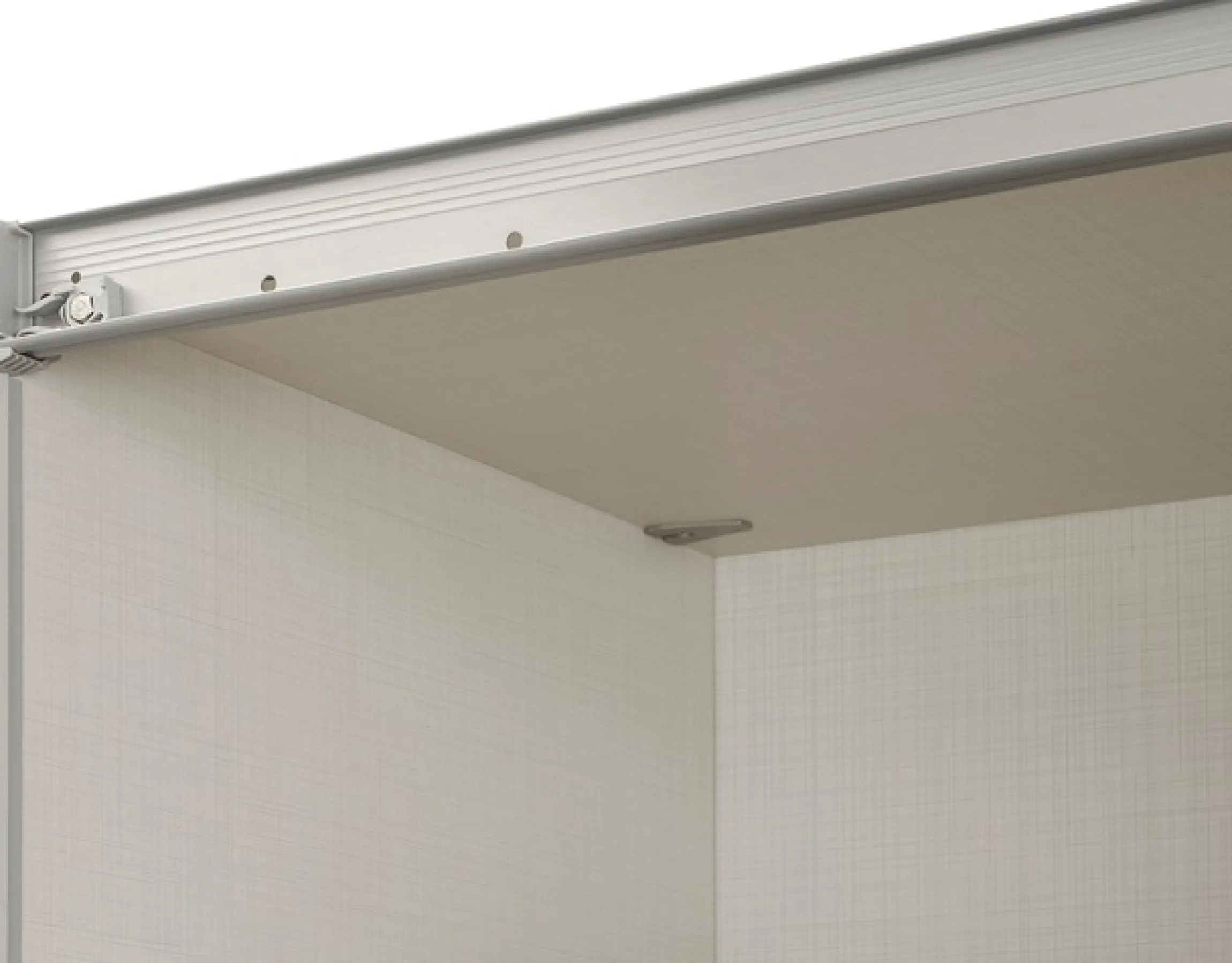 STAUD Schwebetürenschrank »Sinfonie Plus, edles Design in hochwertiger Qualität, Made in Germany« Mittelband in Mattglas und vier verschiedenen Ausstattungsvarianten
