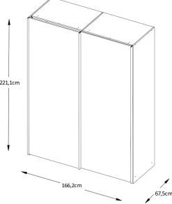 STAUD Schwebetürenschrank »Sinfonie Plus, edles Design in hochwertiger Qualität, Made in Germany« In vier verschiedenen Ausstattungsvarianten