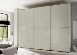 STAUD Schwebetürenschrank »Sinfonie Plus, edles Design in hochwertiger Qualität, Made in Germany« Mit Glasfront und vier verschiedenen Ausstattungsvarianten