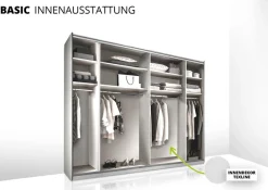 STAUD Schwebetürenschrank »Sonett 200, Made in Germany« mit vier verschiedenen Ausstattungsvarianten