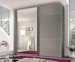 STAUD Schwebetürenschrank »Sonate Lucca mit Spiegel, Made in Germany« Mit vier verschiedenen Ausstattungsvarianten