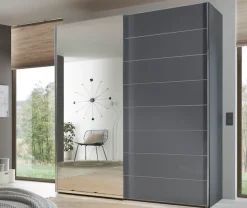 STAUD Schwebetürenschrank »Sonate Como mit Spiegel, Made in Germany« Mit vier verschiedenen Ausstattungsvarianten