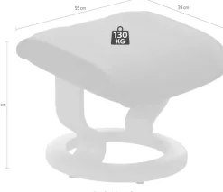Stressless® Fußhocker »Admiral« mit Classic Base, Gestell Schwarz