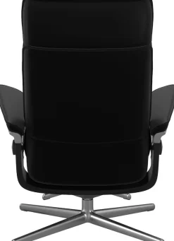 Stressless® Fußhocker »Admiral« mit Cross Base, Größe M & L, Holzakzent Schwarz